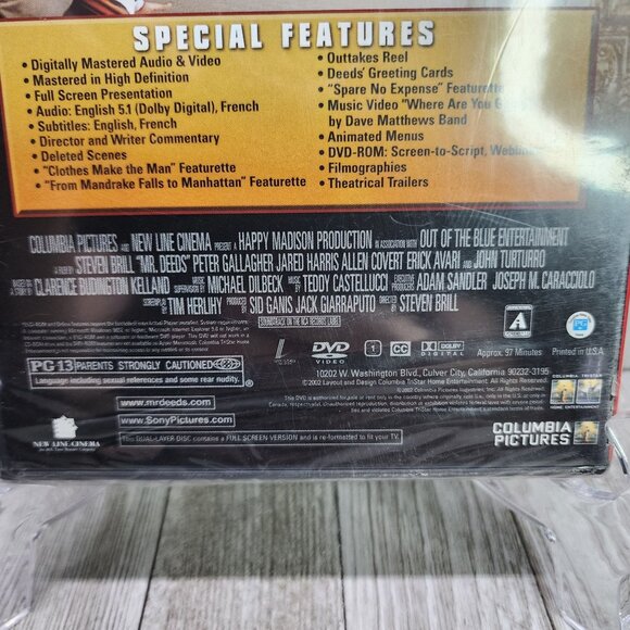 Mr. Deeds DVD 2002 - Full Screen Edition - NEW! - Picture 4 of 4